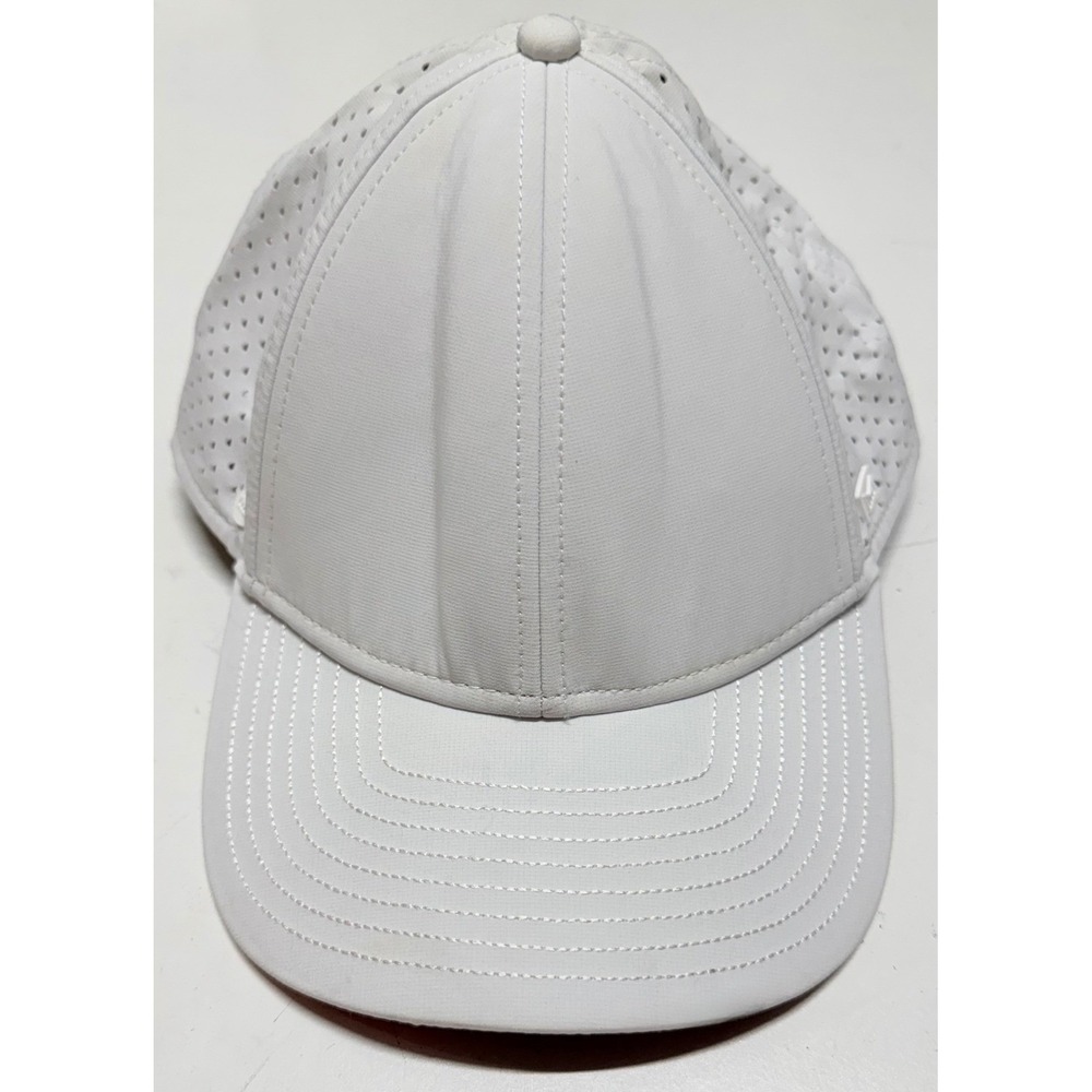 Melin A-Game Hydro Hat Mens White Water Resistant Perforated Snapback Baseball